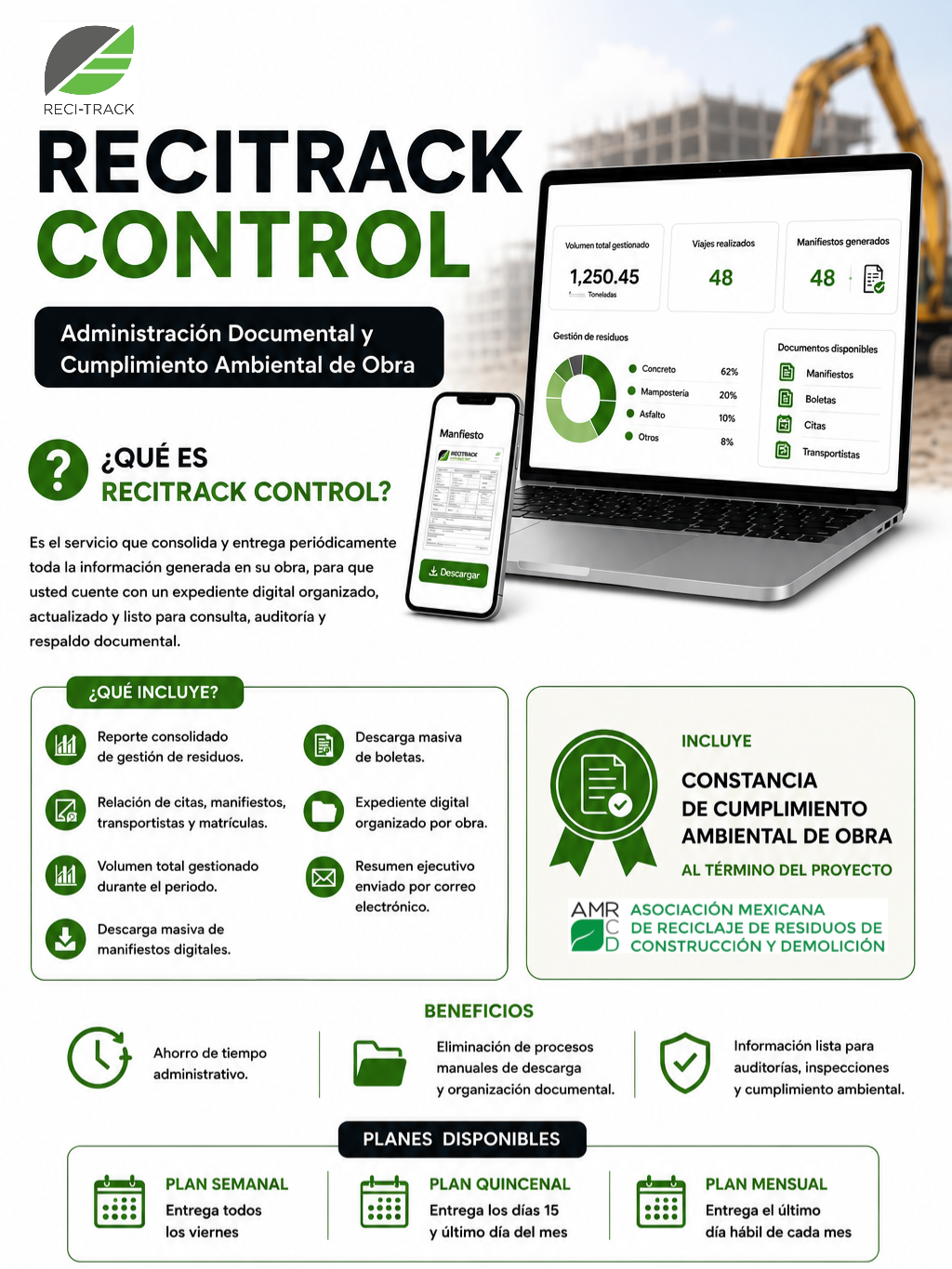 RECITRACK CONTROL